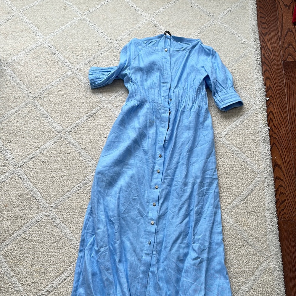 Long linen dress